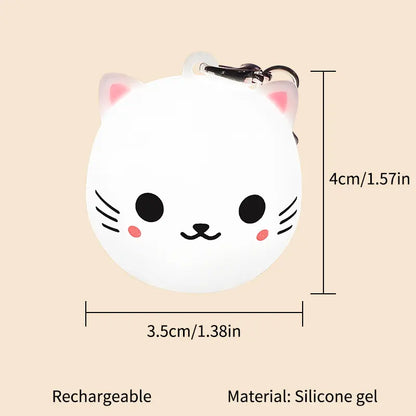 Mini Cat Silicone LED Night Light