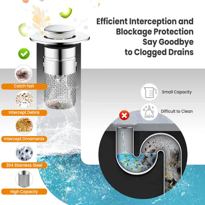 ✨Buy 1 Get 1 Free🔥Universal Pop-up Sink Drain Filter
