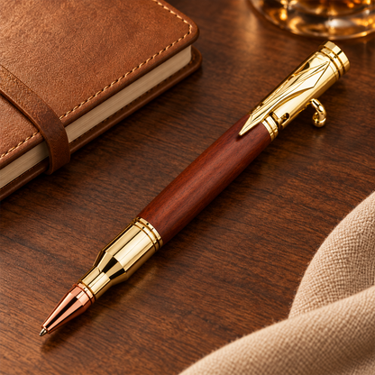 🔥 Limited-Time Offer! 49% OFF - 🖊100% Handmade Bolt Action Wooden Bullet Pen