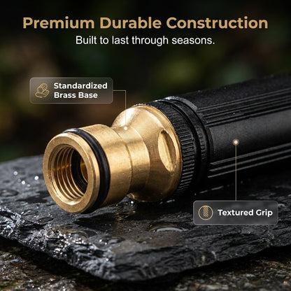 🔥Black Friday Deal｜✨Heavy Duty Adjustable Twist Hose Nozzle Jet Sweeper Nozzle