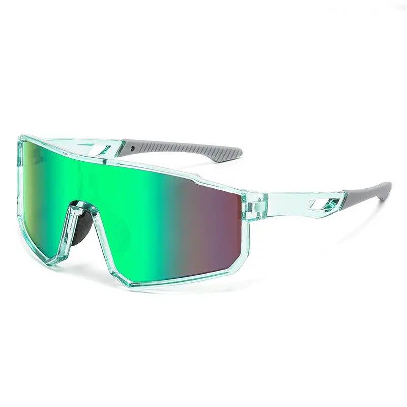 UV400 Protection Windproof Colorful Mirrored Sports Eyewear