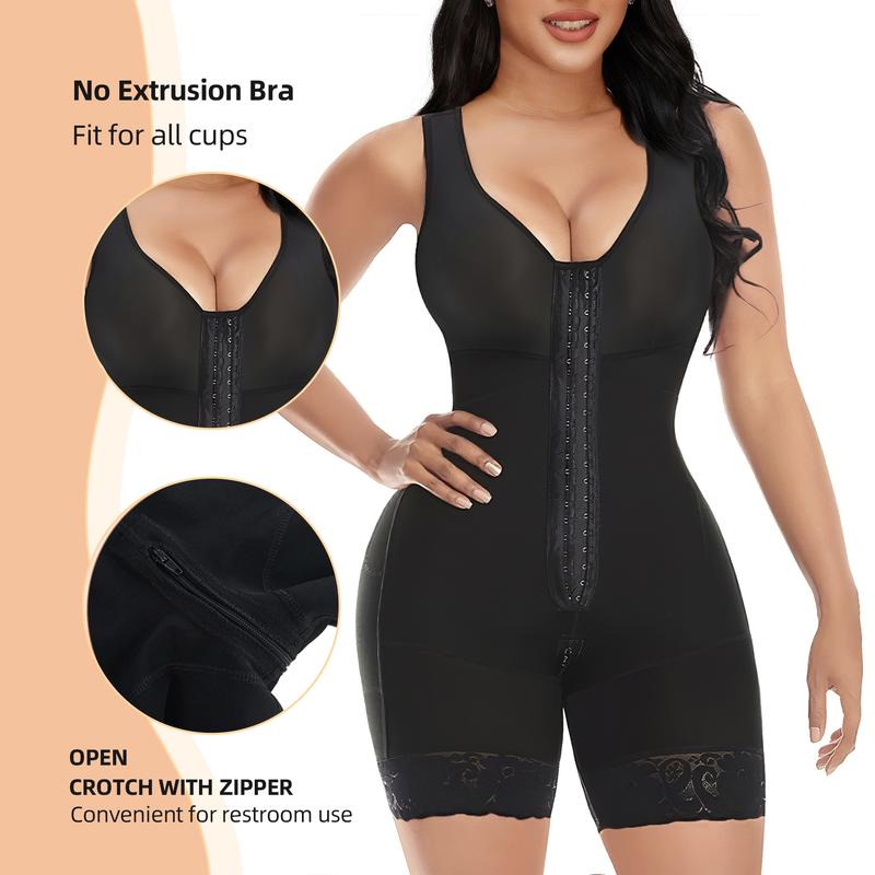 Shapewear for Women Front-Hook Tummy Control Full Shapewear Butt Lifter