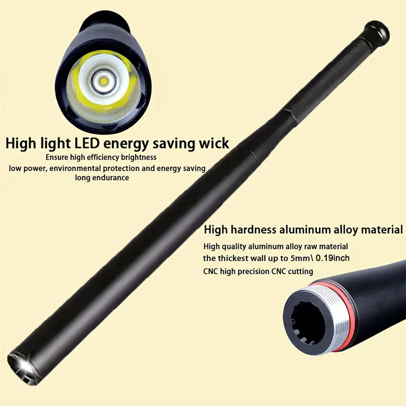 🔦 Tactical LED Flashlight Baton