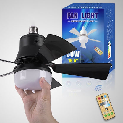 ⏳LAST DAY SALE 49% OFF with FREE GIFT!🔥40W LED Ceiling Fan Light – 20.5” Ultra-Quiet with Remote 🎯 | E27 + FREE B22 Adapter 🔌 | For Bedroom 😴, Kitchen 👩‍🍳 & Garage 🛠️ – UK Ready! 🇬🇧