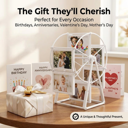 🖼️Rotating Ferris Wheel Photo Frame – Turn Your Memories Into Motion
