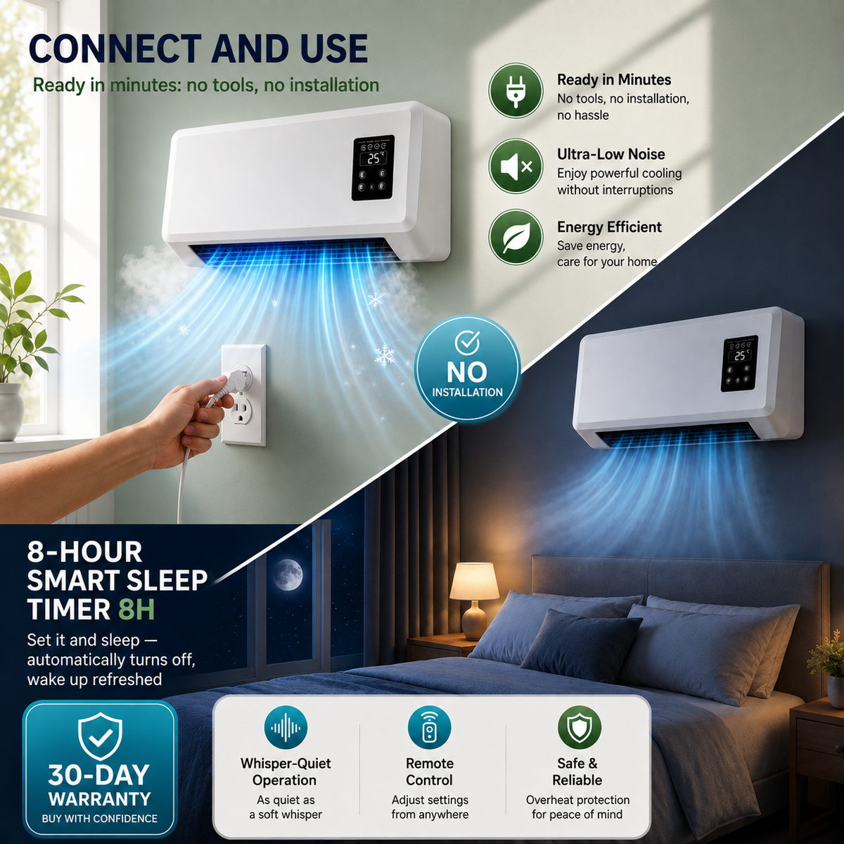 Ductless Portable Air Conditioners No Windows Needed