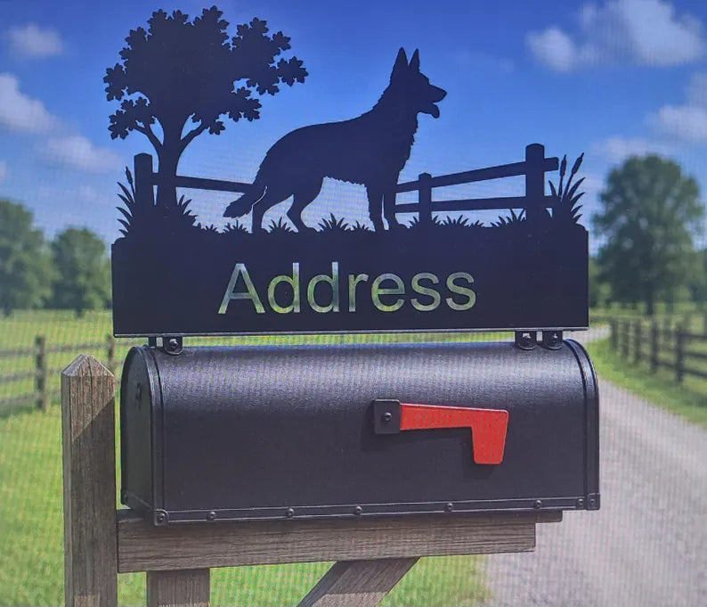 Steel Mailbox Topper, Plasma Cut Steel