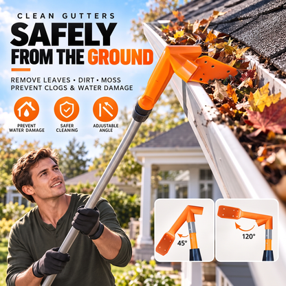 🔧 LIMITED‑TIME 50% OFF! ✨ No-Climb Gutter Cleaning Tool