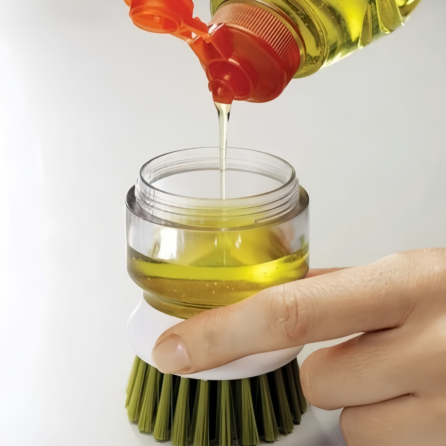 Dish Brush With Soap Dispenser