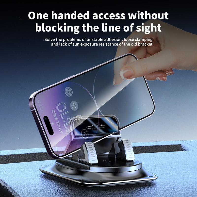 Car Phone Holder - 360-Degree Rotatable Adjustable Holder