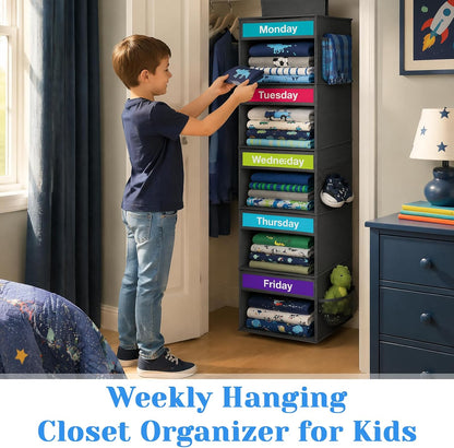 Weekly Hanging Closet Organizer