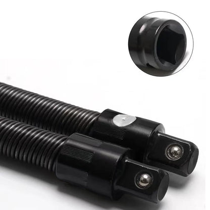 🔥 🔧🌀 1/2" Flexible Socket Extension Bar! Conquer Tight Spaces in Seconds🔩🚗