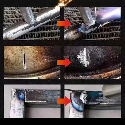 🔥🔧 6PCS Low Temperature Welding Rods – Easy Universal Repair ✨