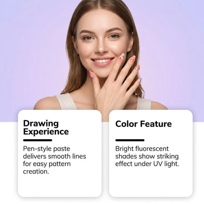 🎨12 Colors Halloween Nail Art Pens✨Water‑Based Quick Dry Face & Body Painting Marker For Festival Party DIY