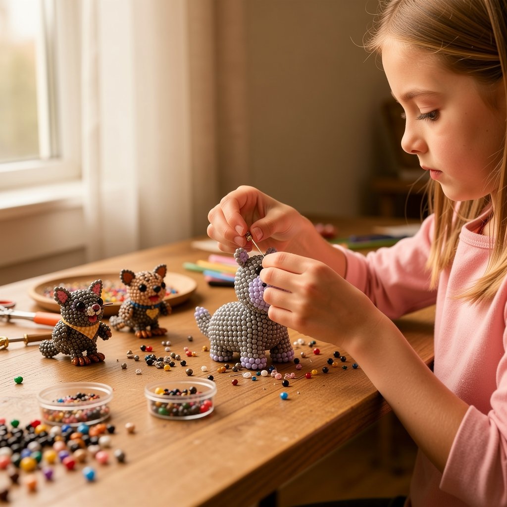 🔥Last Day 50% OFF ✨ Tiny 3D Beaded Animal DIY Kit