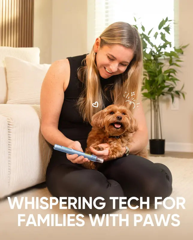 Quiet Safe Rechargeable Electric Pet Nail Grinder Paw Trimmer