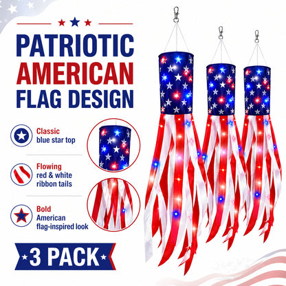 Large American Flag Windsocks