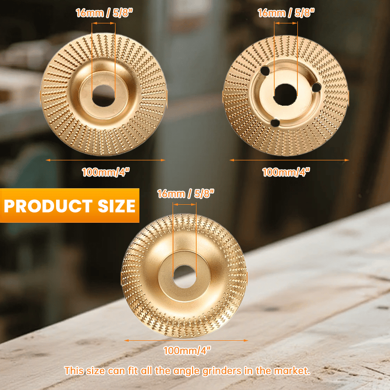 🎉Limited Edition $24.99, Only 100 Sets Left! 🛠️3PCS Wood Carving Disc Set