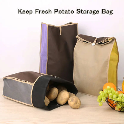✨Reusable Self Sealing Potato & Onion Storage Bags