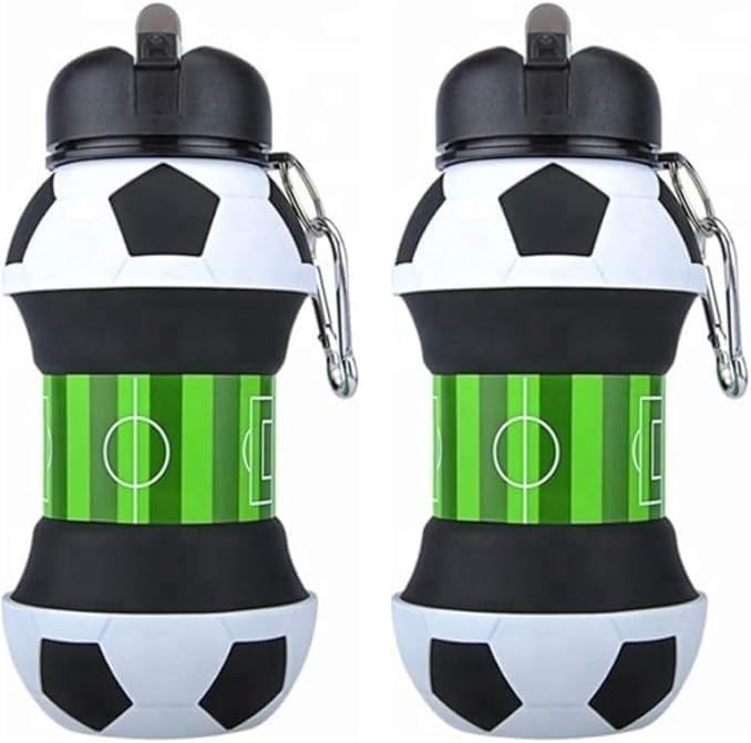 ⚽BPA-Free Football Foldable Cup, Perfect Summer Outdoor Must-Have✨