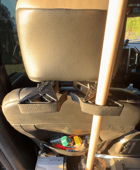 Tactical Seat Back Gun Rack – Universal Fit, Tool-Free Install
