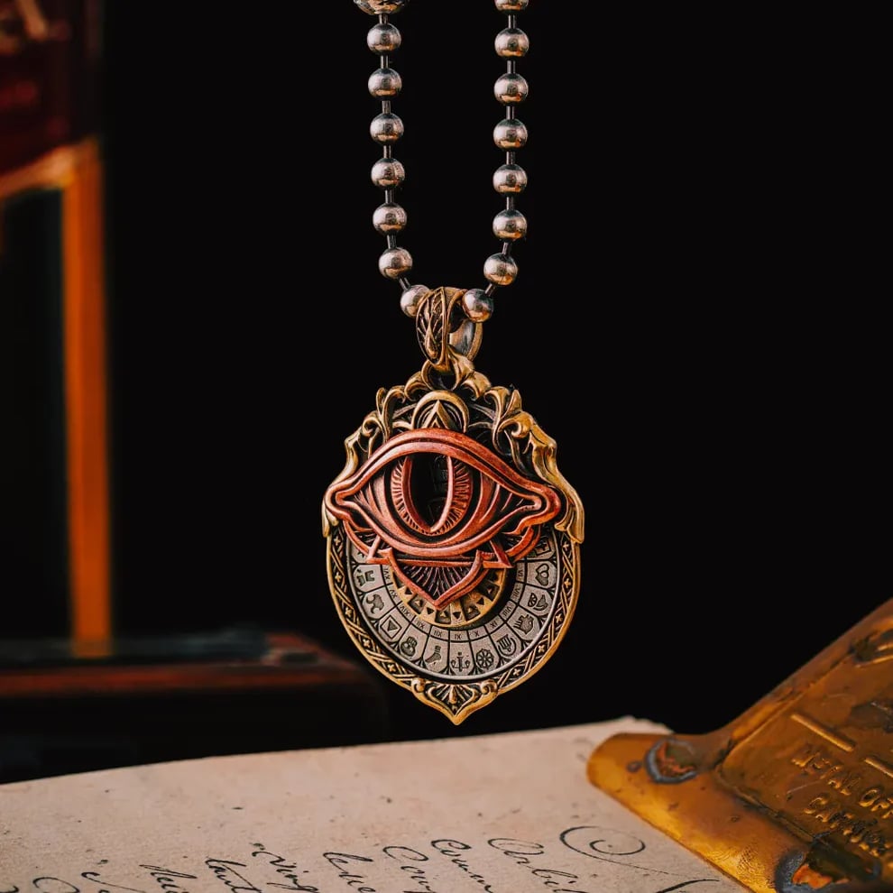 👁️‍🗨️Handmade Tarot Vision Pendant: Connect to Cosmic Wisdom Anytime(✨Comes with instruction manual)