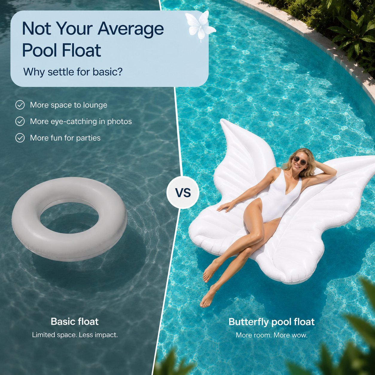 🦋Butterfly Wing Pool Float