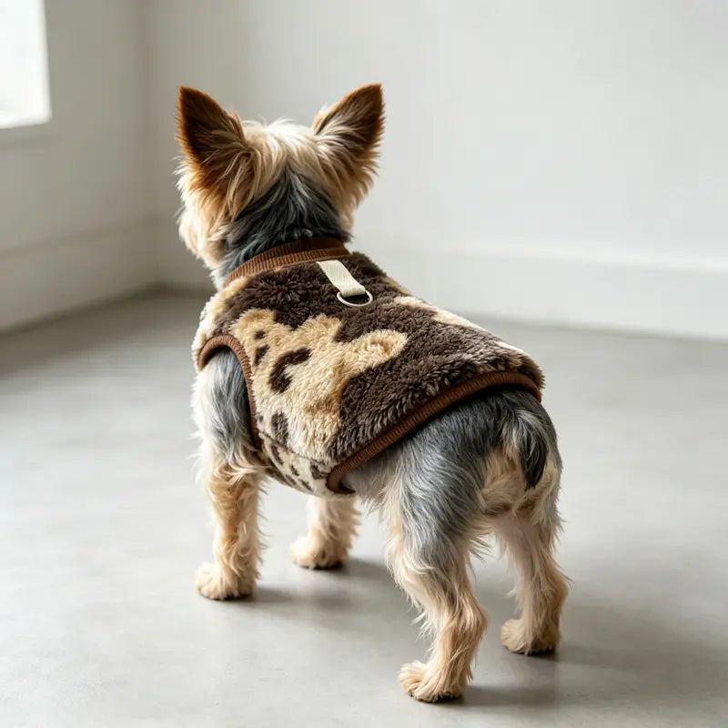 Winter Fleece Pet Vest for Cats & Small Dogs