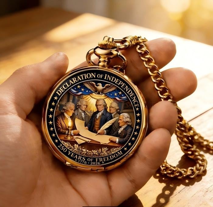 ⏳ ONLY 72 HOURS LEFT: USA 250TH POCKET WATCH — ⏳