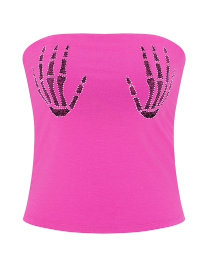 Skeleton Foldover Leggings
