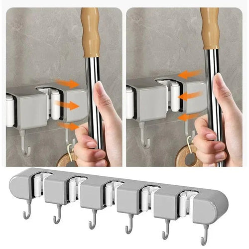 4Slot & 5Hook Wall Mounted Holder