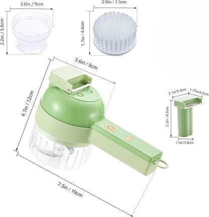 ✨5 in 1 Electric Vegetable Chopper Set, Electric Food Processor