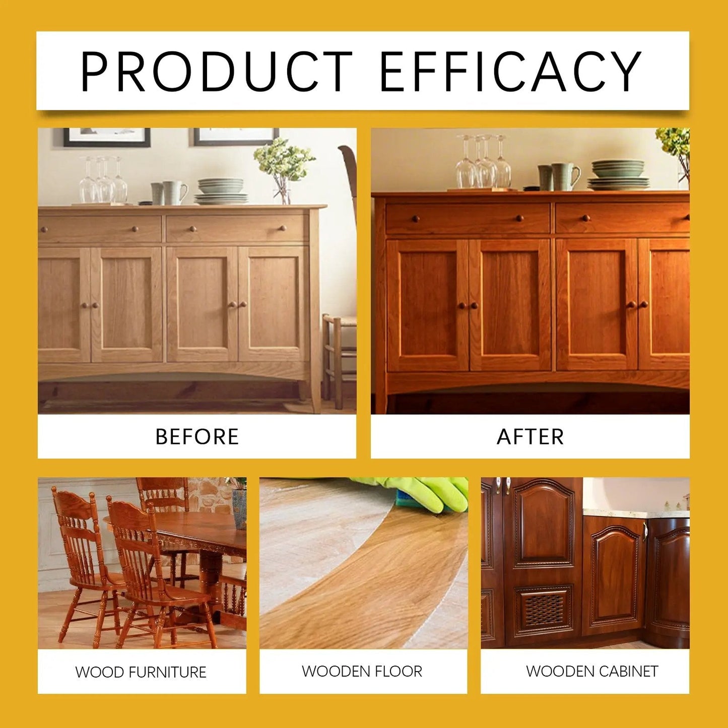 🎉🎉Beeswax Wood Polish Spray 120ml | Natural Shine & Protection for Furniture, Floors, Cabinets – Non-Greasy, Anti-Dust Finish