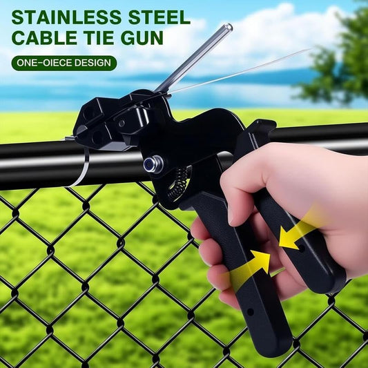 🔥 304 Stainless Steel Zip Tie Kit | 4X Stronger Than Plastic | 49% OFF Pro Tool!