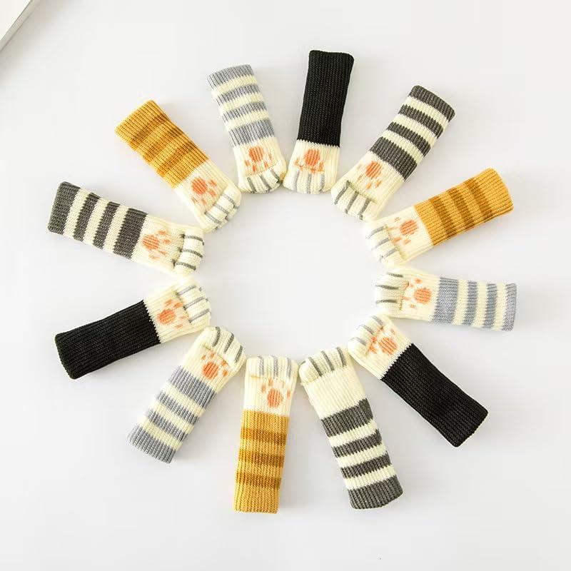 Thickened Chair Leg Covers Cat Paw Table and Chair Leg Pads Silent and Wear-Resistant Universal Protector for Stool Legs