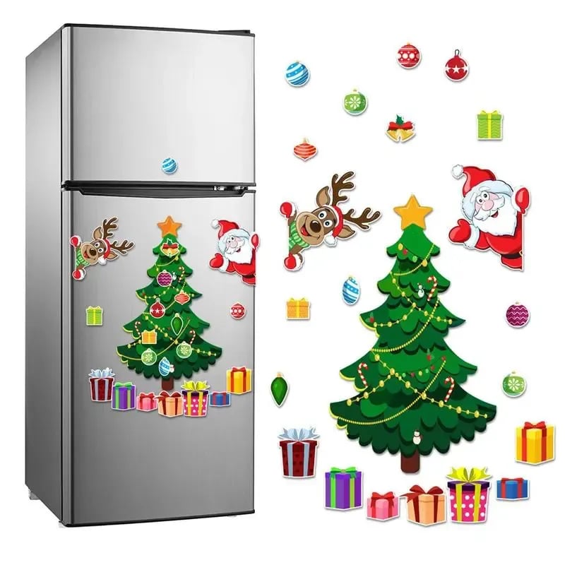 Early Christmas Sale🎁🎄 Christmas Refrigerator Magnets – Festive DIY Fridge Decoration