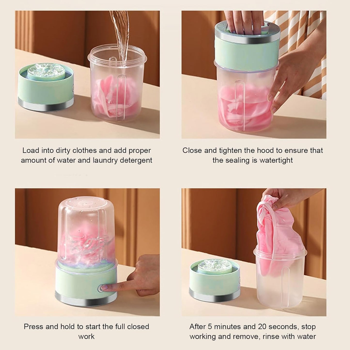 🎁Last Day Promotion 55% OFF🔥Portable Mini Washing Machine
