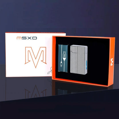 🔥 Voice-Activated Metal Windproof Lighter | 4 Smart Ignition Modes & USB Rechargeable