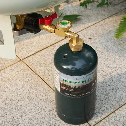 🔥Hot Sale 49% off💰⛽ Propane Refill Adapter with Valve & Gauge