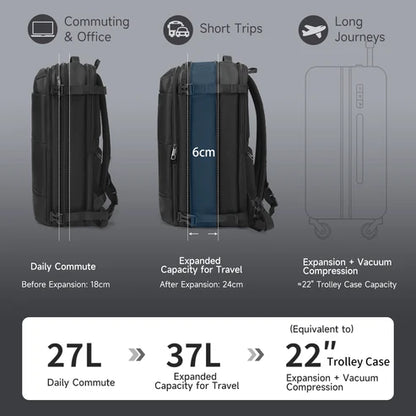 TIGERNU T-B9831 Expandable Travel Backpack