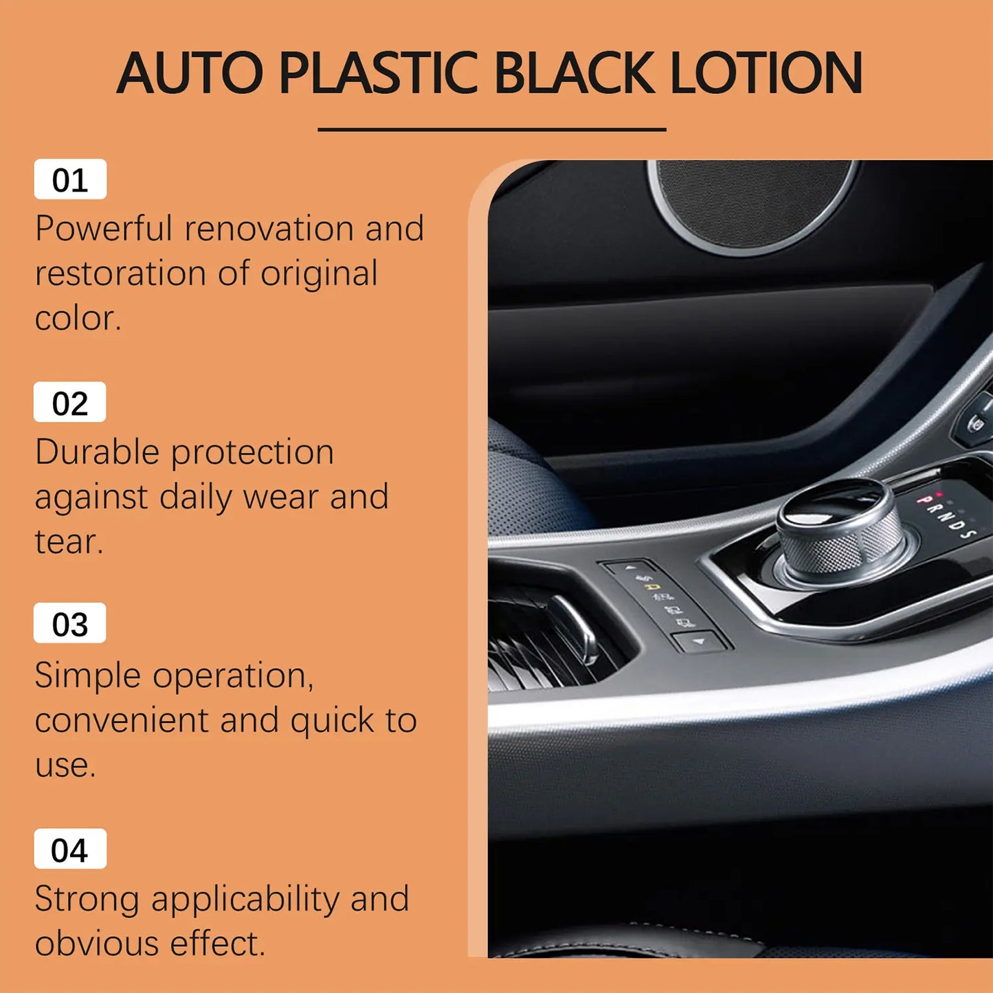 🚗 Car Plastic Restorer | Bring Faded Trim Back to Black