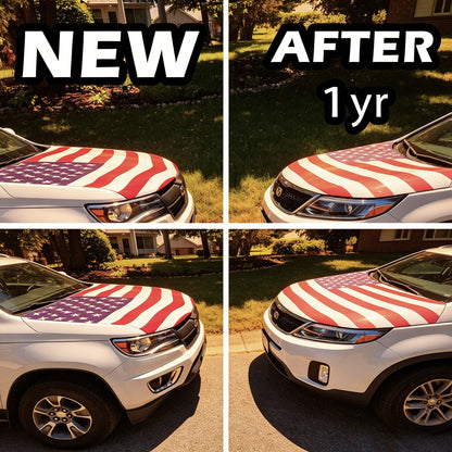 🎉4th Of July Flash Sale 65K+🔥American Car Hood Flag🦅