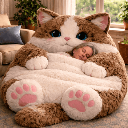 🔥Hot Sale 49% off🐱 Fluffy cat sleeping bag – Soft, Warm & Purrfectly Cozy😴💤