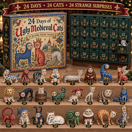 🐈 24 Days of Ugly Medieval Cats🏰