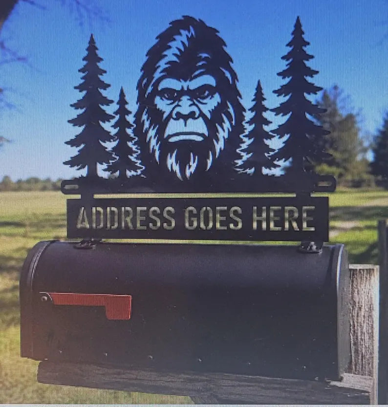 Steel Mailbox Topper, Plasma Cut Steel