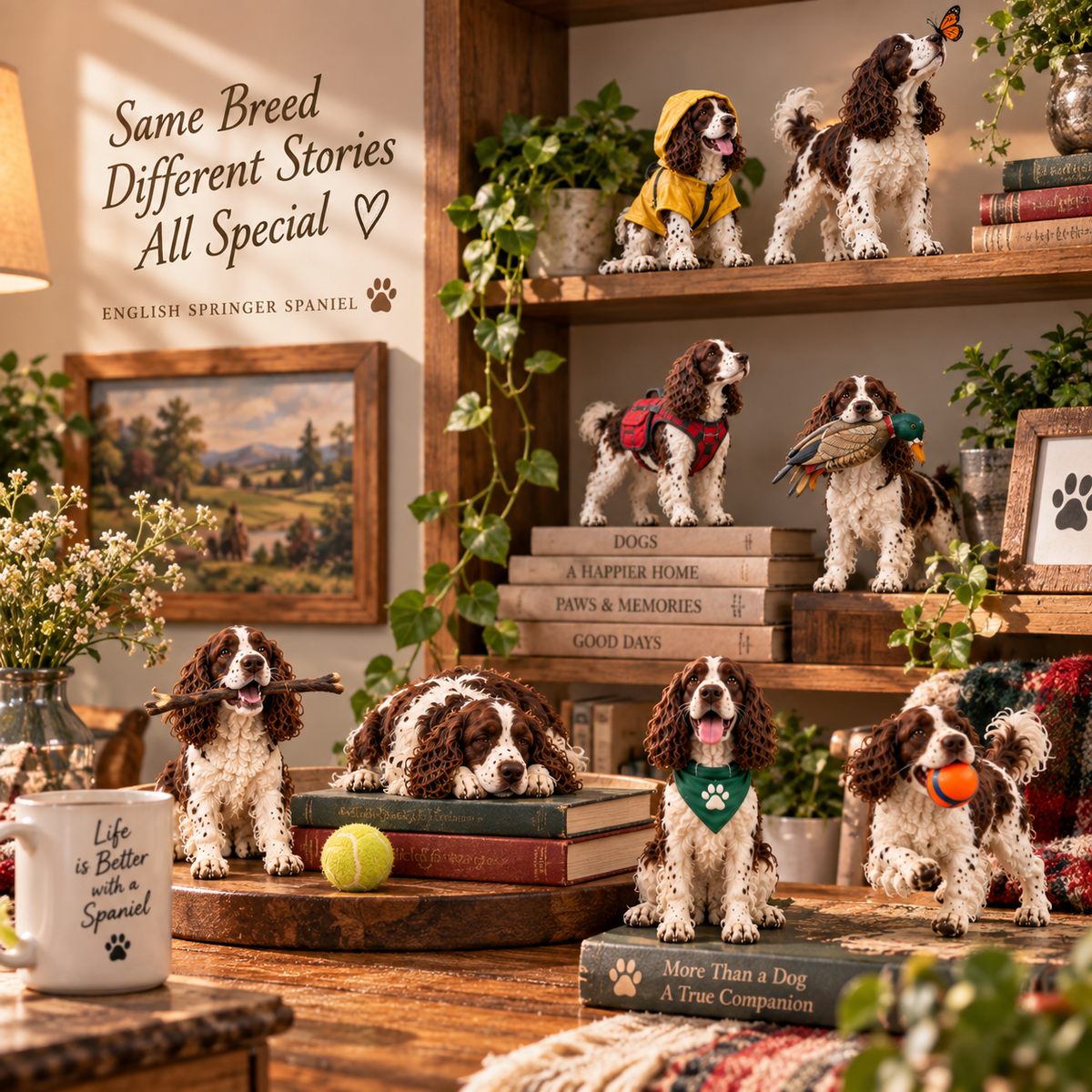 🔥Black Friday Deal 🐕‍🦺24 Days of English Springer Spaniels – 24 Personalities, One Unforgettable Pack