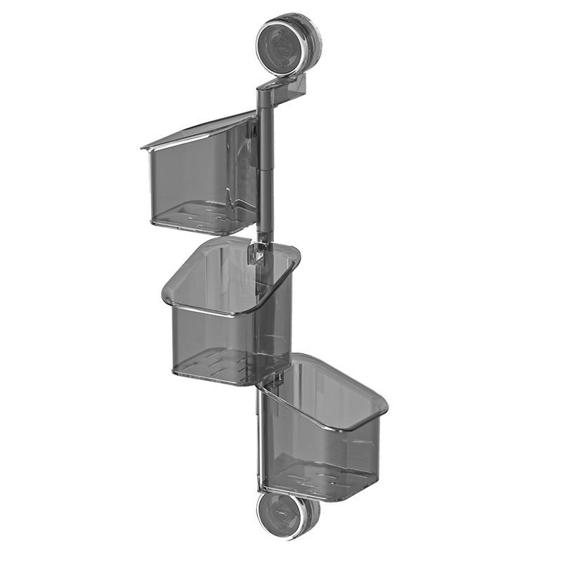 Perforated suction cup spice storage rack