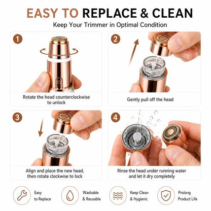 🔥2-in-1 Women's Eyebrow and Facial Hair Removal Device