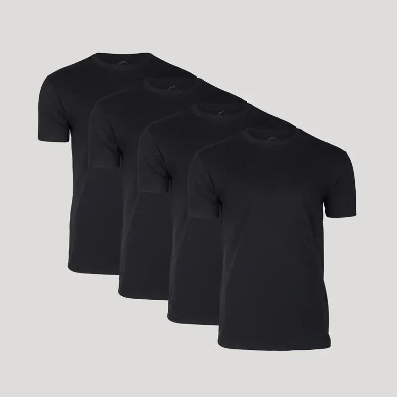 🧵 True Classic Men’s 4-Pack Short Sleeve Crew Neck T-Shirts