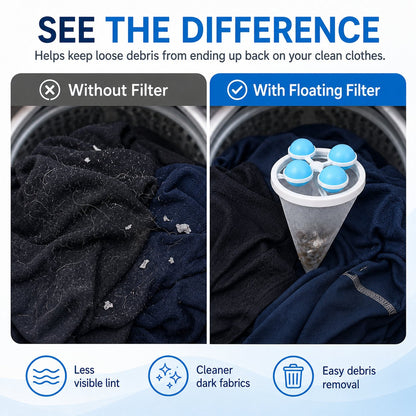 🔥Last Day 49% OFF  👚Floating Lint & Hair Catcher（3pcs）